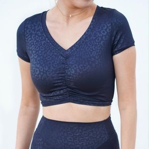 New! Midnight Essential Crop Top